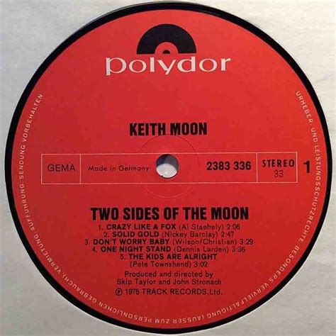 Moon Keith Two Sides Of The Moon Kanneton Lp
