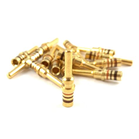 Male Pin Terminal For Deutsch Dtp Connector Plug 14 12 Awg Gold Solid