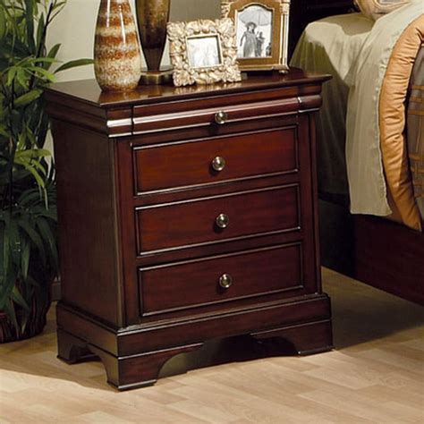 Browse bedroom furniture, dining room furniture, living room furniture, home or, find a special piece of furniture that makes your home feel more complete. Shop Coaster Fine Furniture Versailles Mahogany Nightstand ...