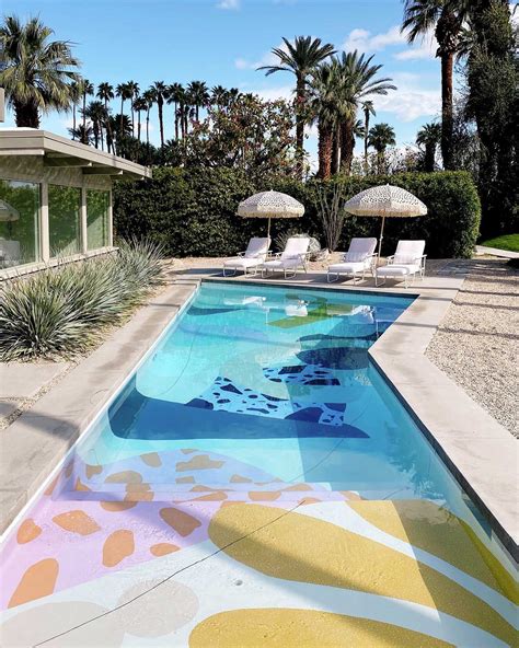 Alex Proba Turns Basic Pools Into Works Of Abstract Art Pool Paint