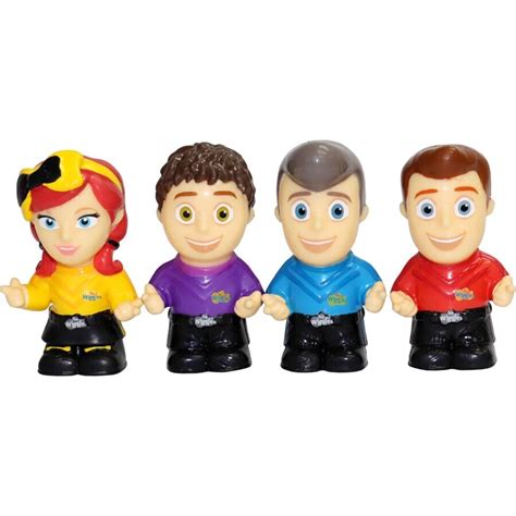 Wiggly Figurines 4 Pack Emma Lachy Simon And Anthony The Wiggles