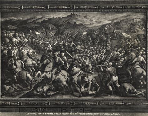 C'è infine un'altra teoria che si fa ancora più cervellotica, e che considera la scritta particolarmente. FONDAZIONE ZERI | CATALOGO : Vasari Giorgio, Battaglia di ...