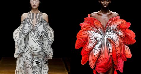 Iris Van Herpen Uses Laser Cutting Techniques To Create 3d Anamorphic