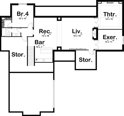 3 Bedroom Modern Farmhouse Plan With Bonus Room Over Garage House Plans