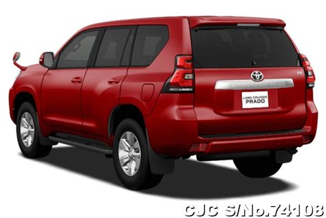 2019 toyota land cruiser prado red for sale stock no 74108 japanese used cars exporter