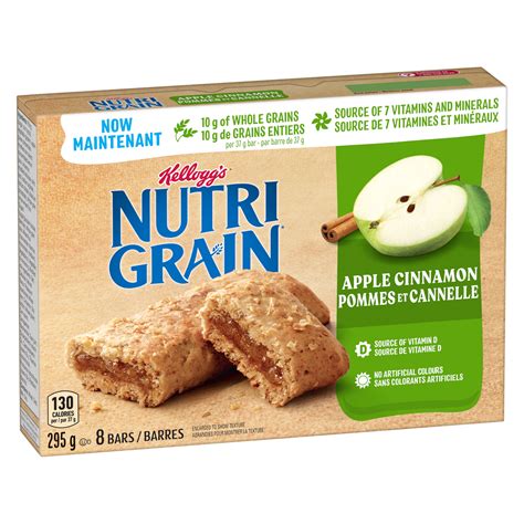 Nutri Grain Apple Cinnamon Cereal Bars Kelloggs Canada