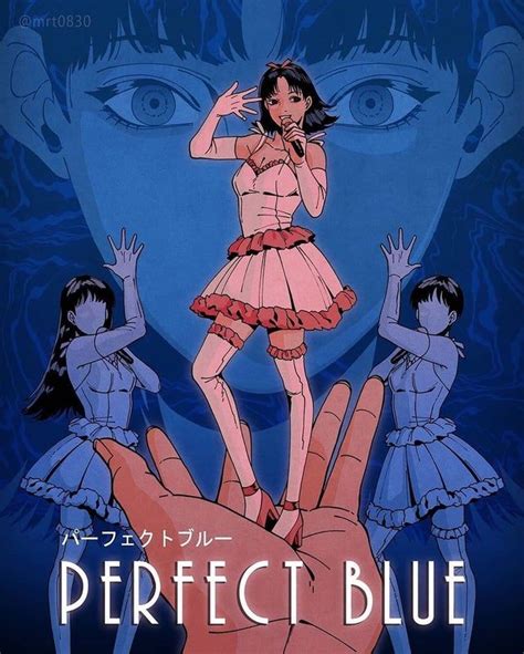 Perfect Blue 1997 1080 × 1349 By Mirot Movieposterporn Anime Blue Poster Blue Anime
