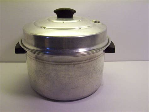Vintage Laurel Aluminum Ware Cookware Stock Pot 6 12 Quart Nice Ebay