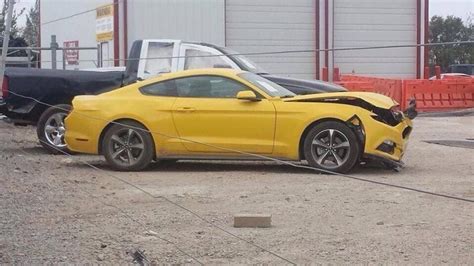 First 2015 Ford Mustang Wrecked Mustang Specs