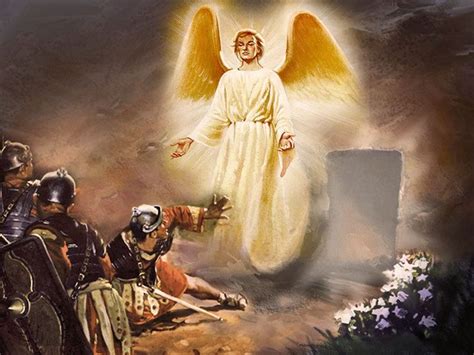 He Is Not Here He Has Risen Angels Bible Angels In Heaven Bible