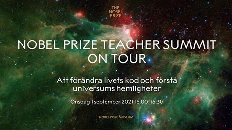 Nobel Prize Teacher Summit On Tour Youtube