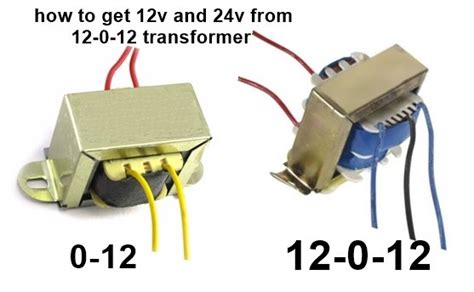 12 0 12 Transformer Connection How To Get 24v From 12 0 12