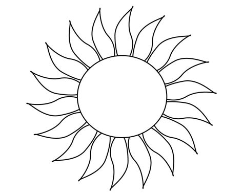 Sun Coloring Pages Free To Print