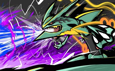 Mega Rayquaza Dragon Pulse By Ishmam On