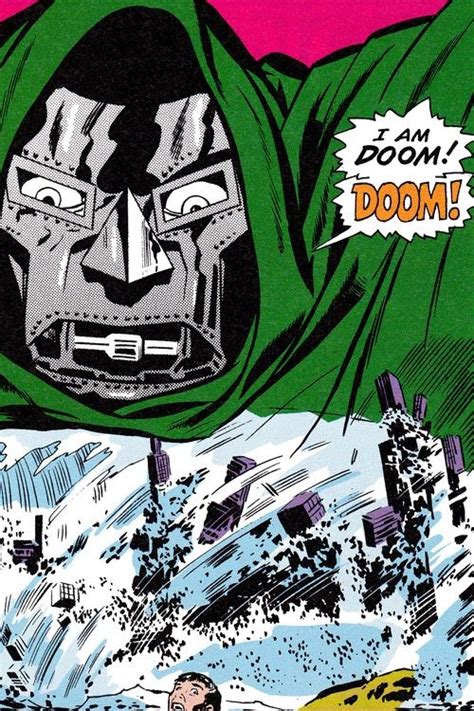 Doomed Doctor Doom Marvel Comic Book Artwork Doctor Doom Art