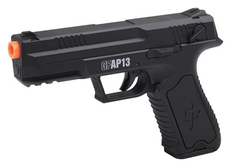 Game Face Gfap13 Aeg Electric Fullsemi Auto Airsoft Pistol With Battery Charger Speed Loader