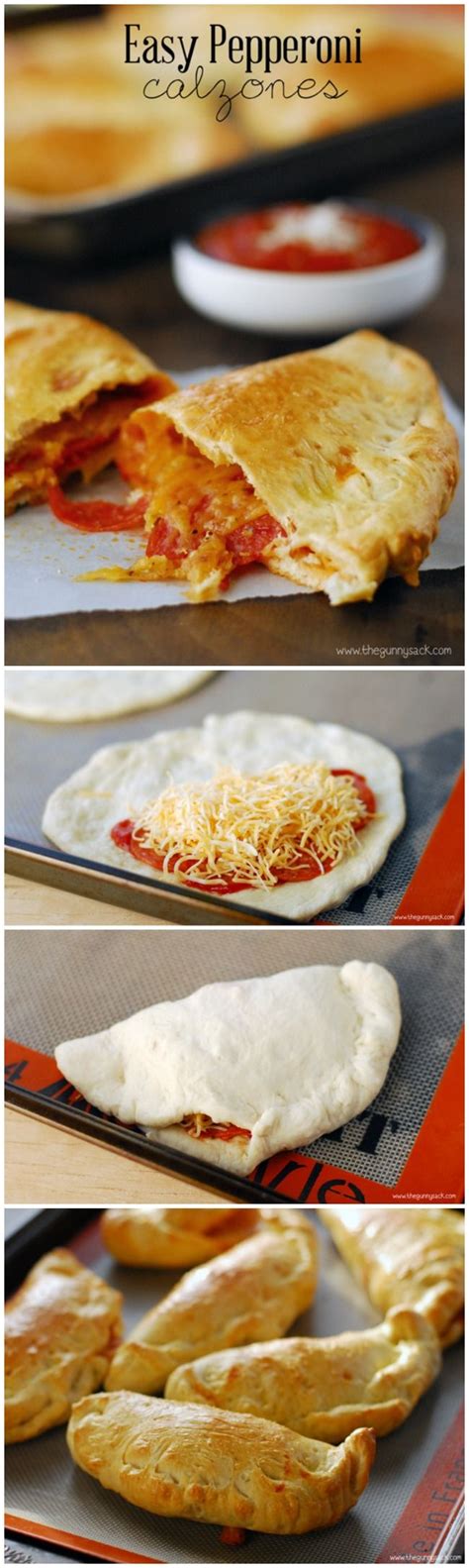 Pepperoni Calzones Are Easy To Make With Frozen Bread Dough And The
