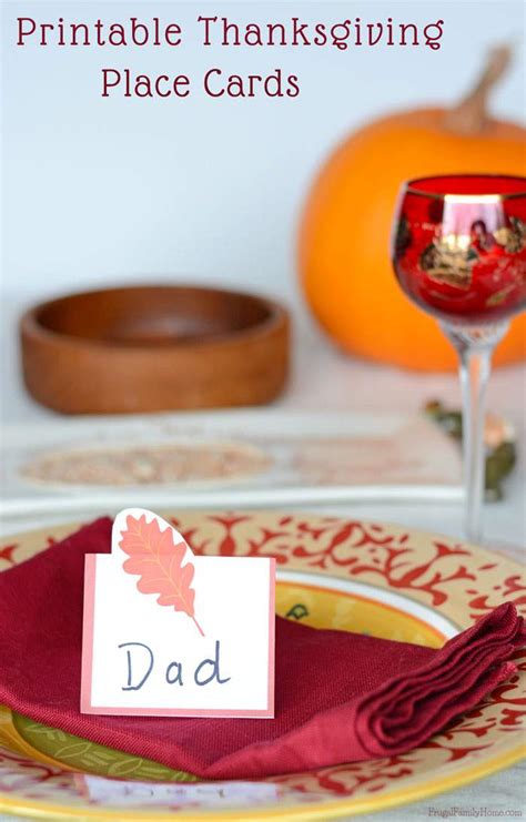 We did not find results for: Printable Leaf Place Cards for Thanksgiving | Frugal Family Home