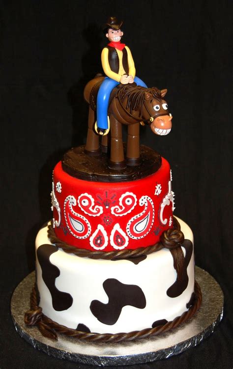 Construction cake for brett's 2nd birthday. Cowboy Cakes - Decoration Ideas | Little Birthday Cakes