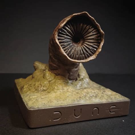 Dune 2021 Sandworm 3d Model Etsy