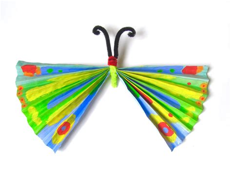 Eric Carle Inspired Butterfly And Cocoon Paper Craft