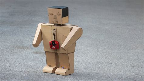 How To Make A Robot Walking Robot From Cardboard Youtube