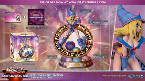 First 4 Figures Summons Dark Magician Girl With New Yu Gi Oh Statue