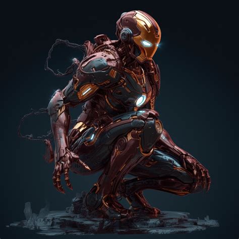 Symbiote Iron Woman — Artificialmatt