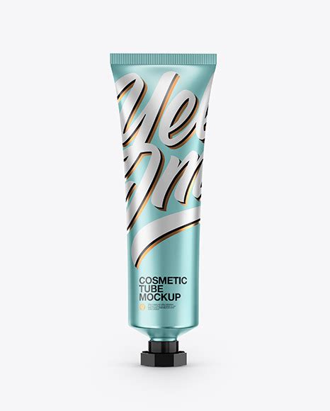 Metallic Cosmetic Tube Mockup Free Download Images High Quality Png 