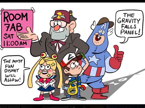Gravity Falls Characters Dressed As Characters From Other Shows