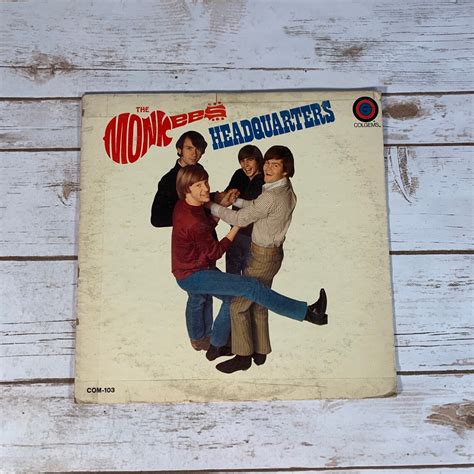 The Monkees Headquarters 1967 Vintage Vinyl Record Lp Etsy
