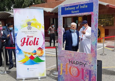 Embassy Celebrates Holi With A Special Photo Booth