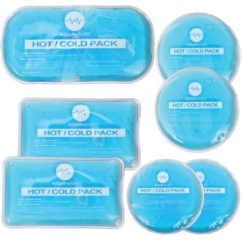 7 Pack All Sett Health Flexible Reusable Cold Hot Pack