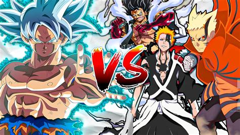 Goku Vs Naruto Ichigo Luffy Anime Battle Youtube
