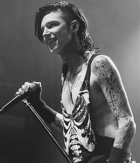 Tattoos Andy Biersack Bandw Black And White Image 706059 On