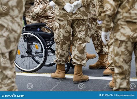 Romanian Army Veteran Soldiers Of Which One Is Injured And Disabled