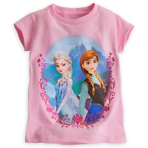 Disney Store Frozen Anna And Elsa Cameo Tee Nwt Size 2 3 Glitter Accents 8 99 Picclick