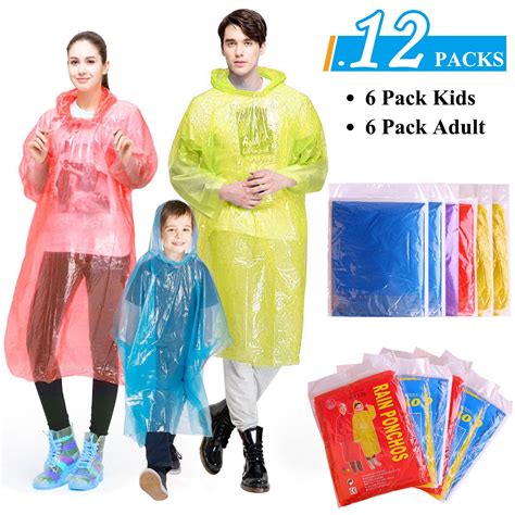 Waterproof Rain Poncho Lighteight Compact Disposable Spokeasy