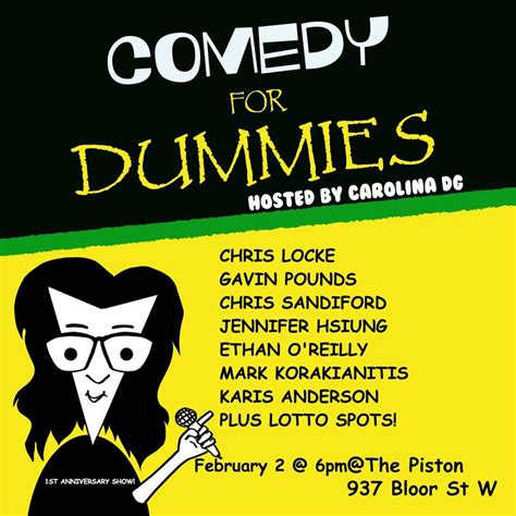 Comedy For Dummies Free Comedy Show
