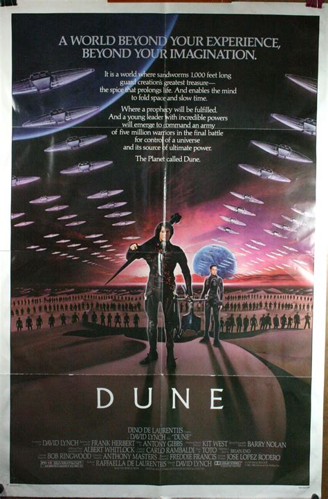 DUNE, Original David Lynch movie poster - Original Vintage Movie Posters