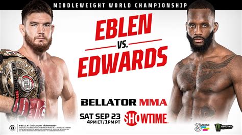 Bellator Mma Sept 23s Bellator 299 Eblen Vs Edwards Event
