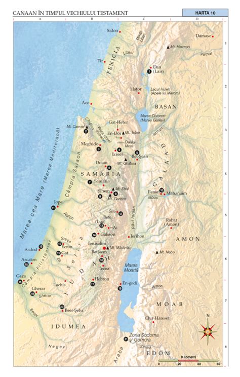 Harta Orientului Antic Mesopotamia Egipt Canaan