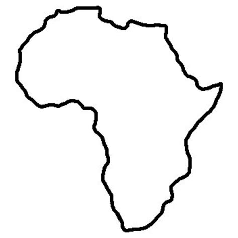 Cartography of africa.svg 350 × 355; What is the shape of Africa? - Quora