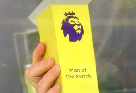 Premier League New Man Of The Match Trophy Looks Awful