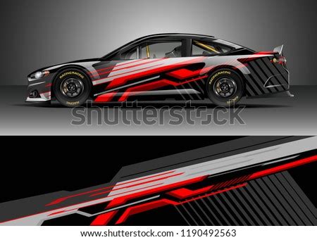 It's an optical illusion that intrigues the viewer with it's message as they walk around the room. Car Decal Wrap Design Vector Graphic Stock Vector (Royalty ...