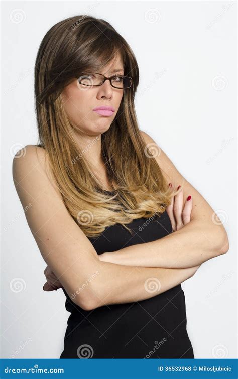Pouty Girl Stock Photo Image Of People Attitude Pout 36532968