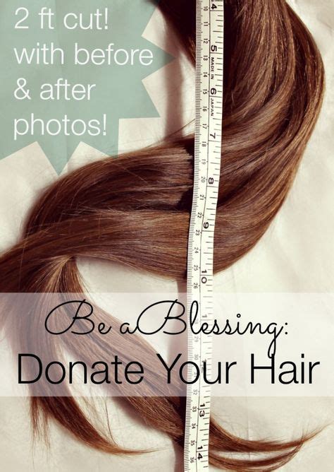 Be A Blessing Donate Your Hair Two Feet Of Hair