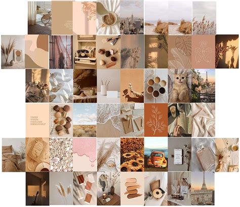 50 Piece Aesthetic Wall Collage Kit Wall Collage Set Aesthetic