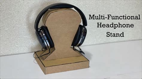 Headphone Stand Cardboard Headphone Stand Youtube
