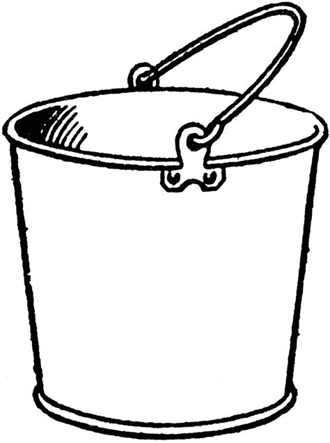 Free Bucket Clipart Black And White Download Free Bucket Clipart Black